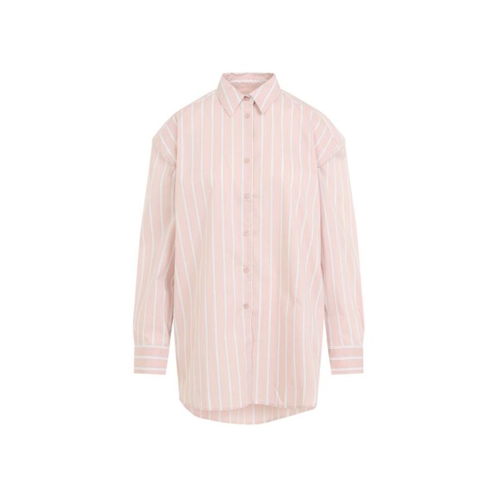 The Frankie Shop Oana Cotton Padded Shirt Women